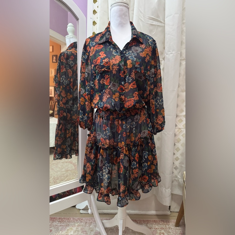 City Studio Floral Print Dress